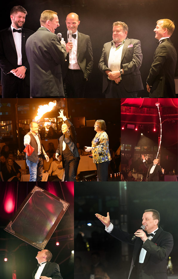 Jeton in der Gourmetpalast Dinnershow